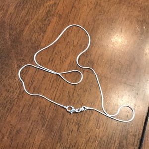 Beautiful silver toned chain Sizes 18” and 20”
